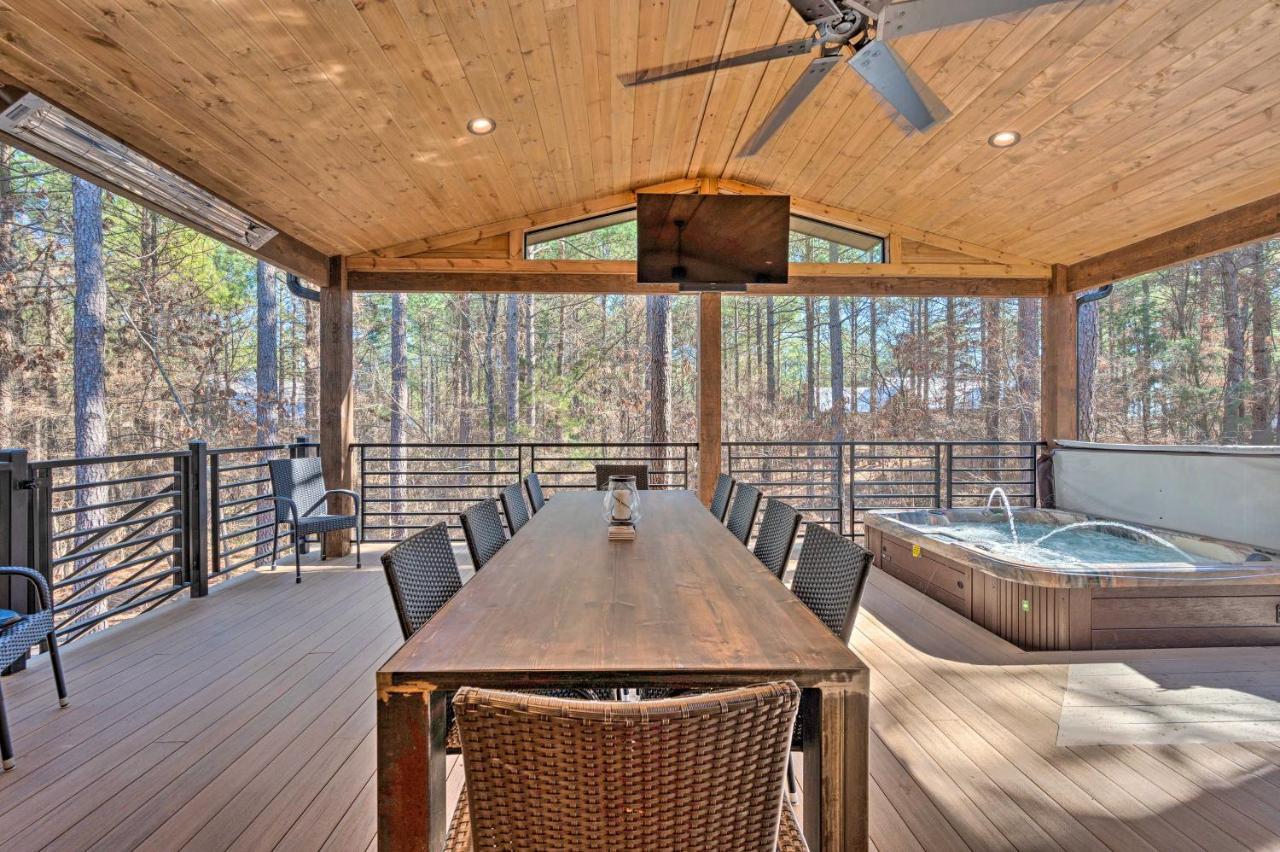 Broken Bow Lazy Dog Lodge With Hot Tub, Pool Table ภายนอก รูปภาพ